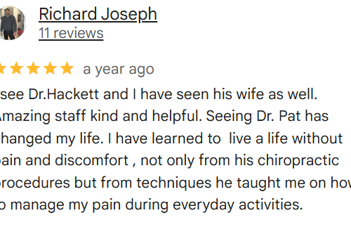 Dr. Pat 5-star chiropractor review - Modern Health & Wellness in Hamden, CT